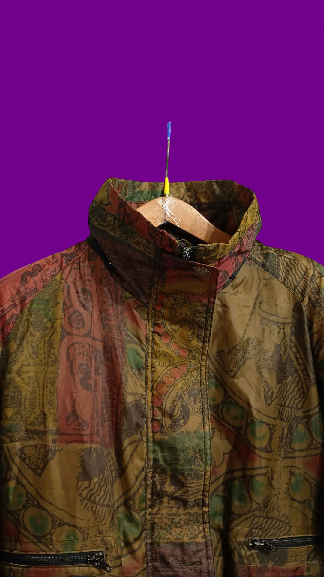Vintage Multicolor Fantasy 90's Rare Jacket Unisex Size XL