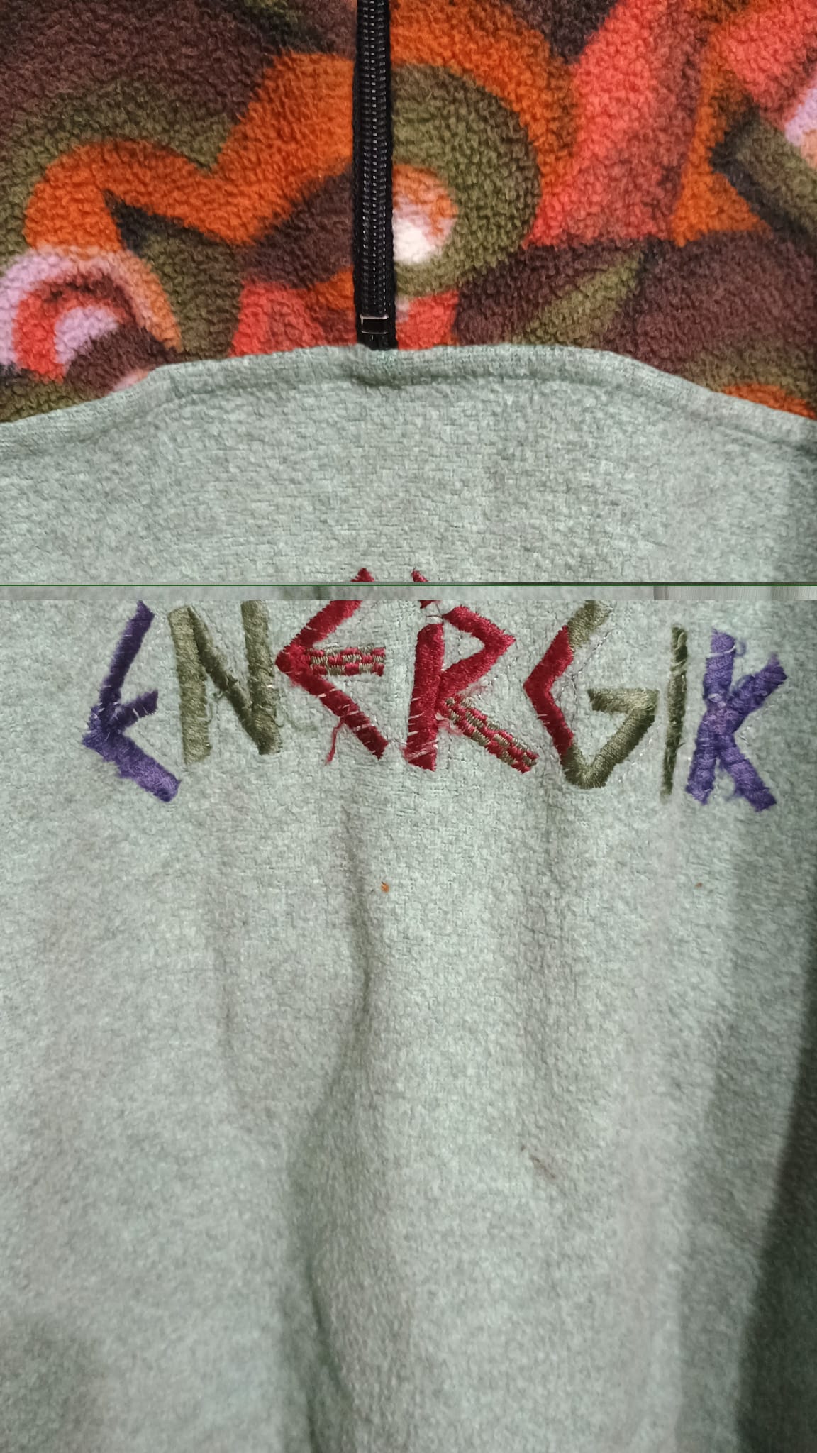 Vintage Multicolor Fantasy 90's Sweatshirt Unisex Size M