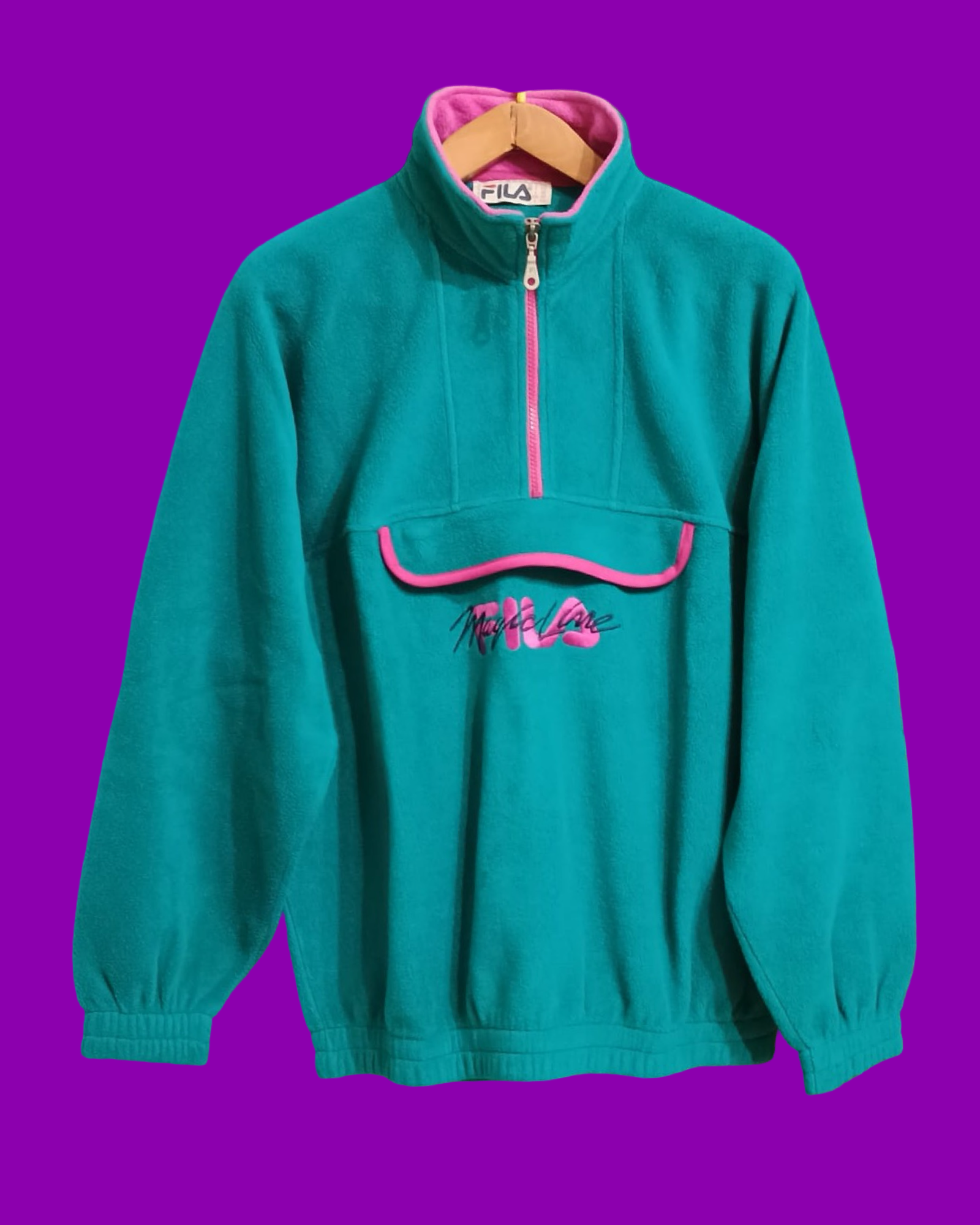 Vintage Multicolor Fantasy 90's Fila Fleece Unisex Size XL