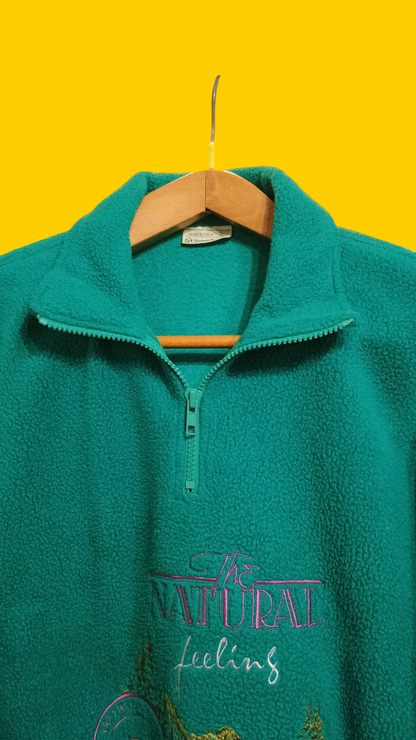 Pile Vintage Sergio Tacchini Multicolor A Fantasia Anni 90 Woman Size S