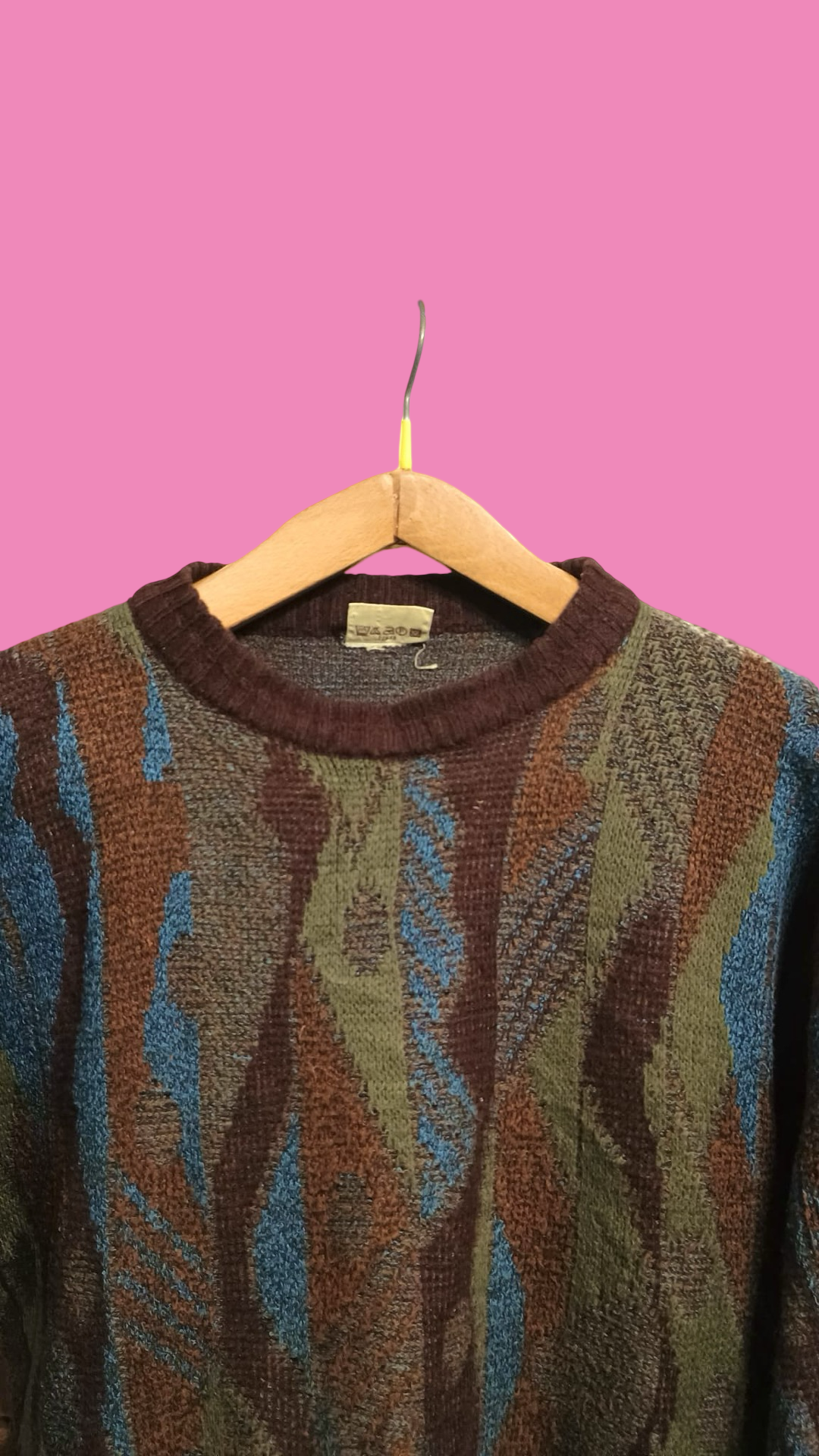 Vintage Multicolor Fantasy 90's Sweater Unisex Size M