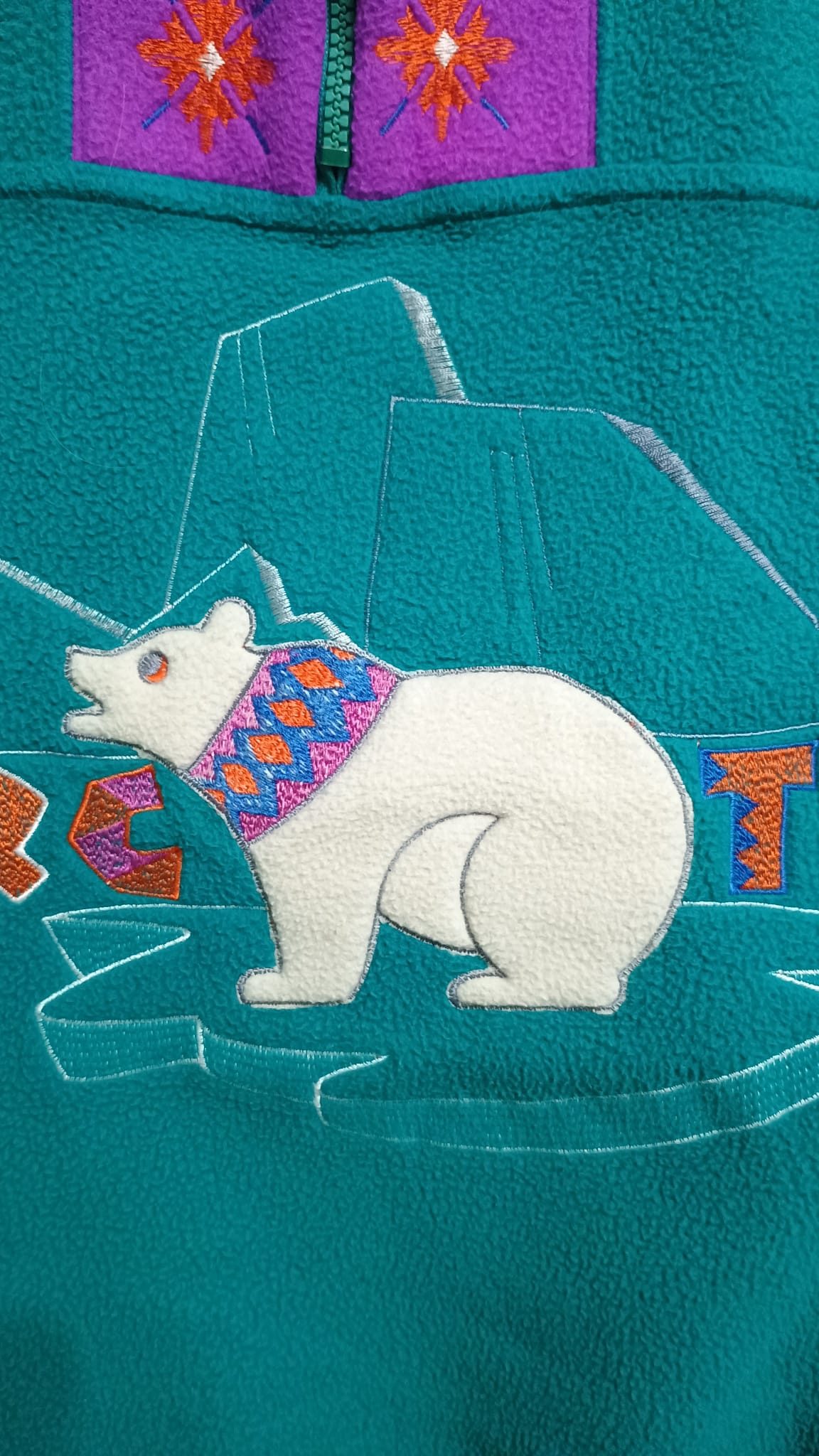 Vintage Multicolor Fantasy 90's Sweatshirt Woman Size M