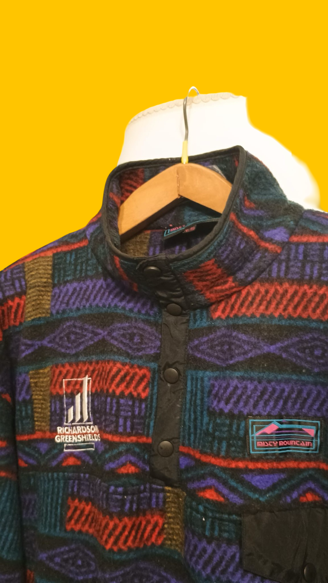 Vintage Multicolor Fantasy 90's Sweatshirt Unisex Size L
