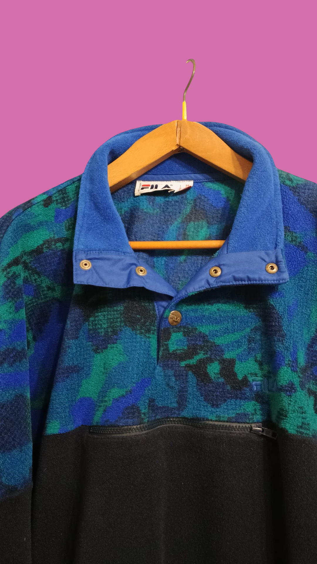 Vintage Multicolor Fantasy 90's Fila Fleece Unisex Size XL