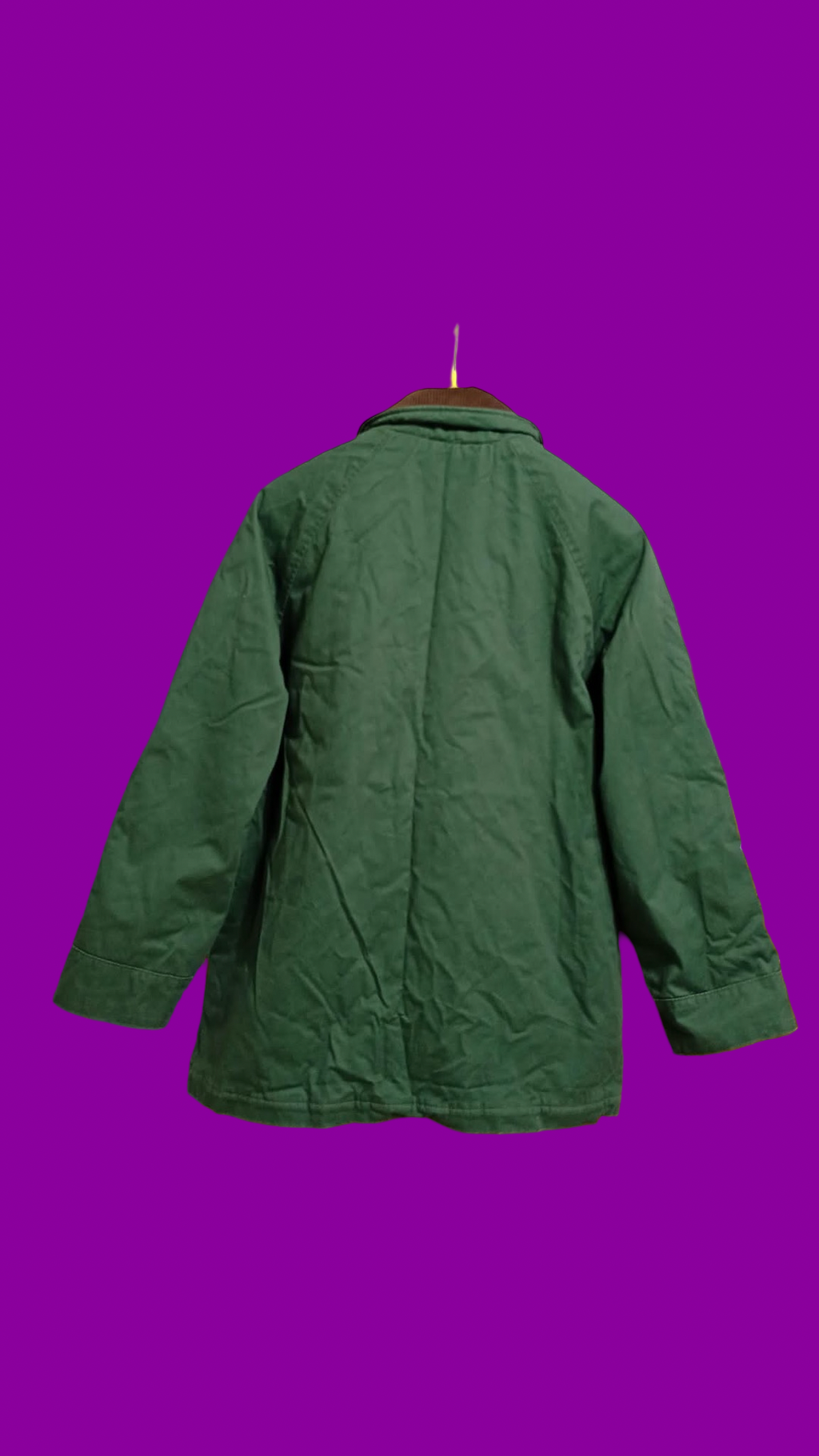 Vintage Green Brown Multi 90's Jacket Unisex Size L