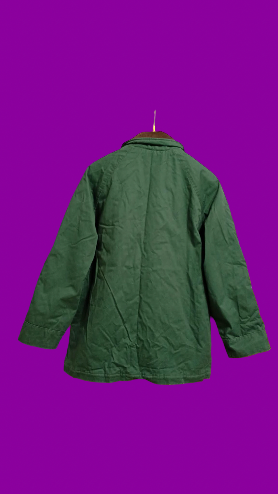 Vintage Green Brown Multi 90's Jacket Unisex Size L