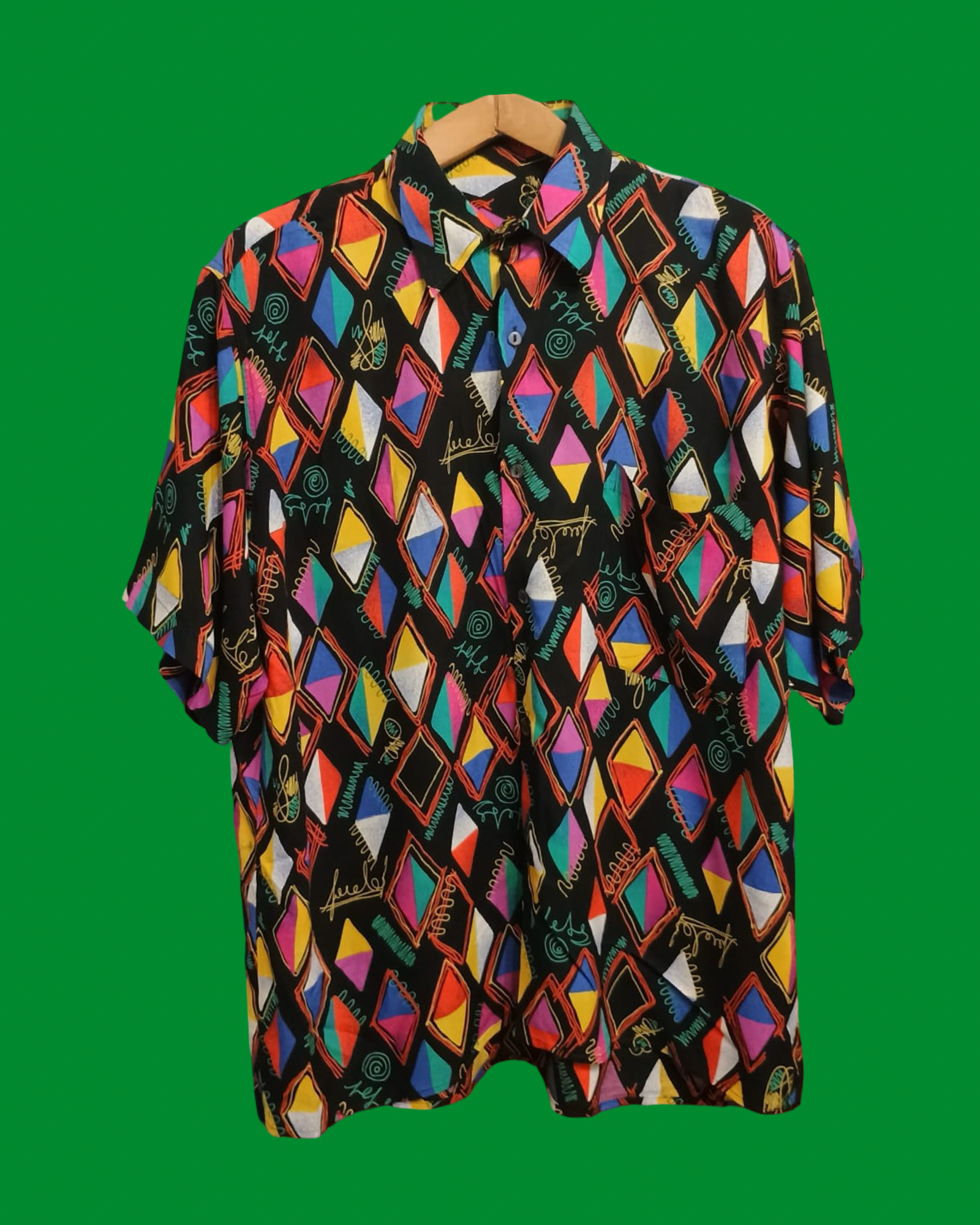 Vintage Multicolor Fantasy 90's Shirt Unisex Size L