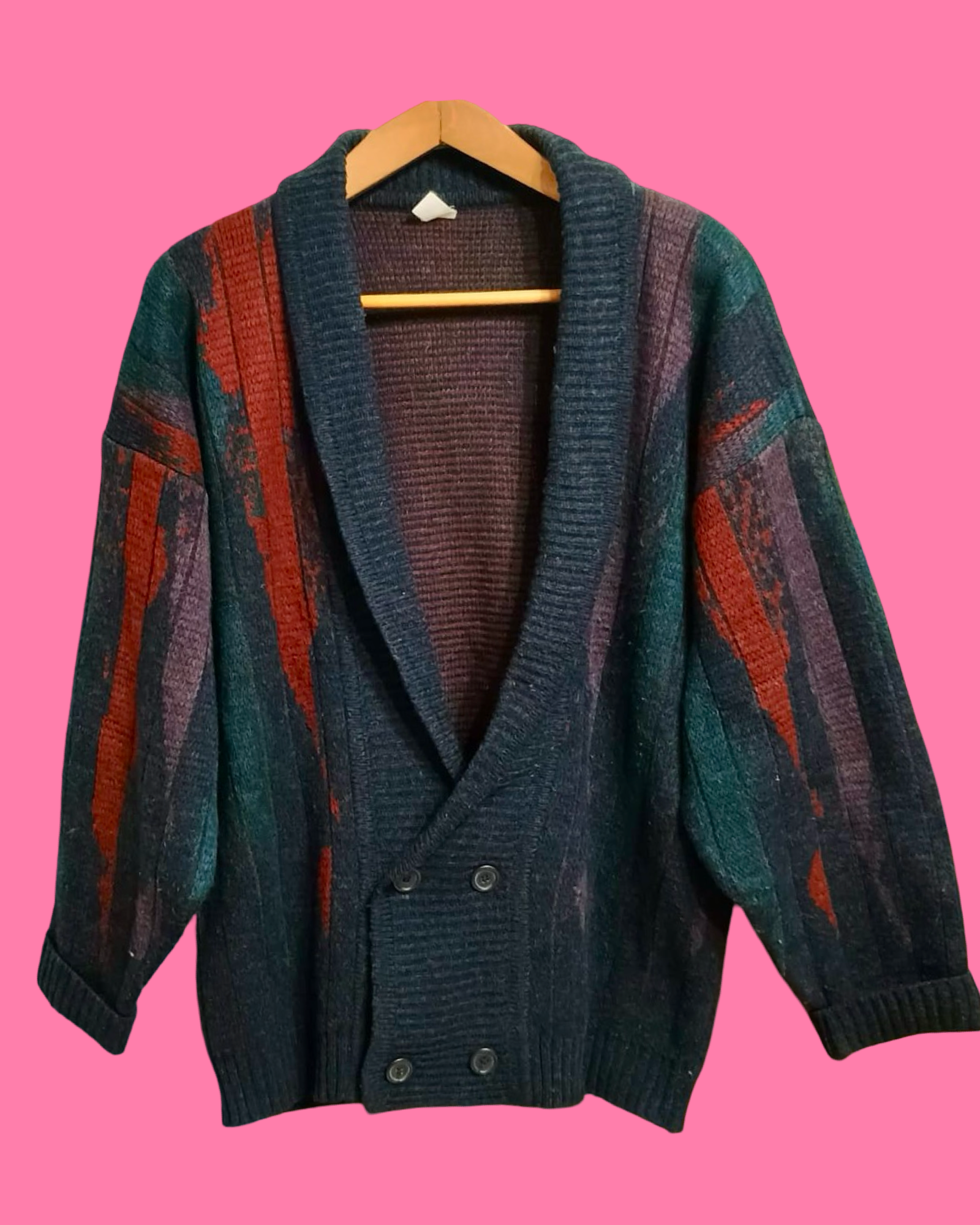 Vintage Multicolor Fantasy 90's Sweater Unisex Size XL