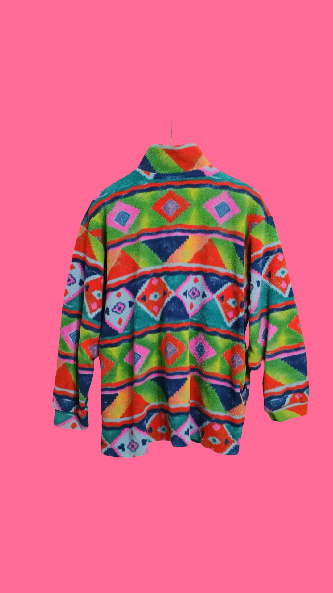 Vintage Multicolor Fantasy 90's Fleece Unisex Size L