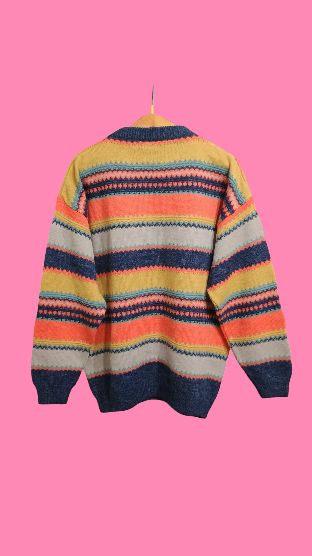 Vintage Multicolor Fantasy 90's Sweater Unisex Size XL