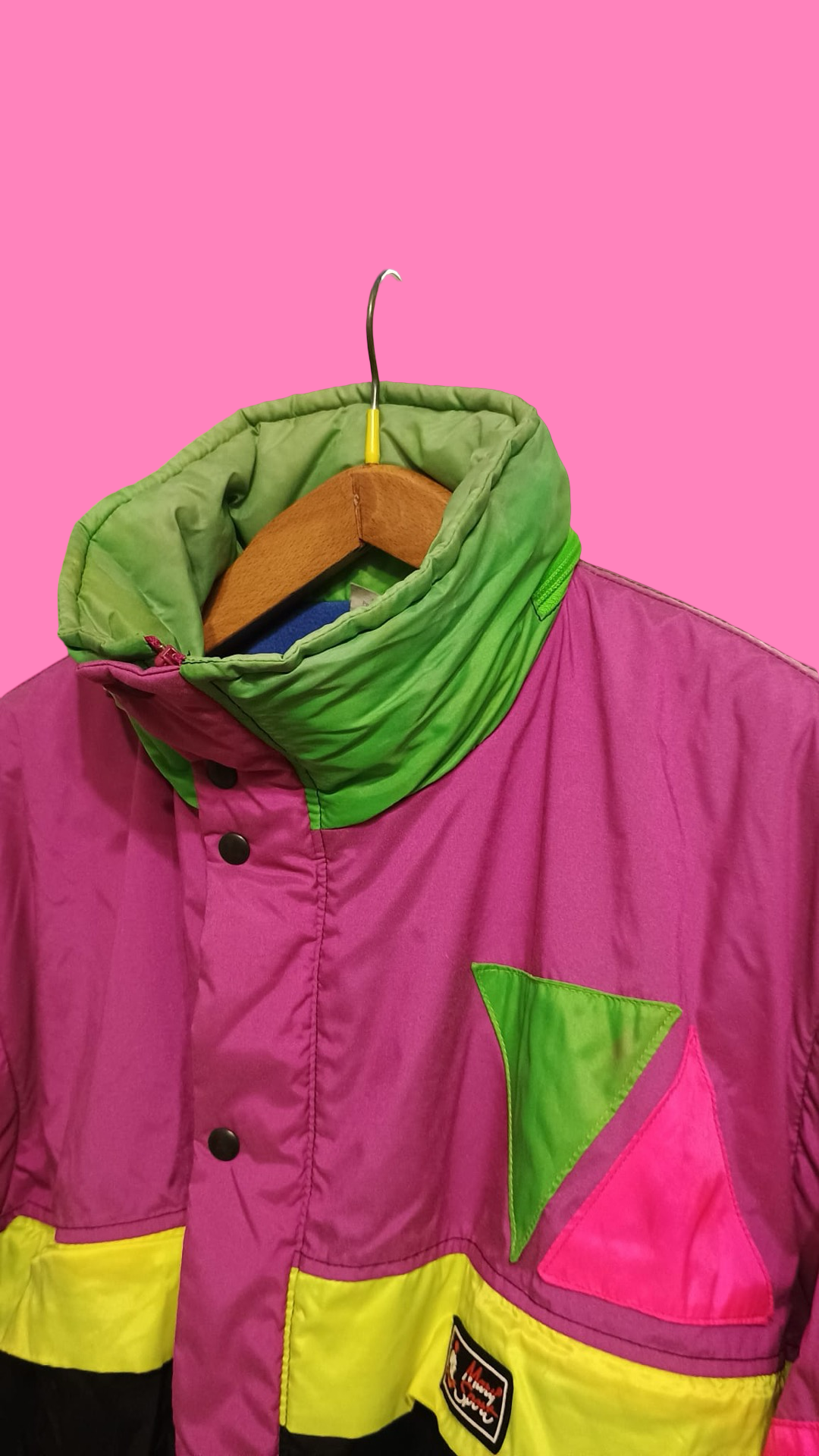 Vintage Multicolor Fantasy 90's Snow Jacket Unisex Size M