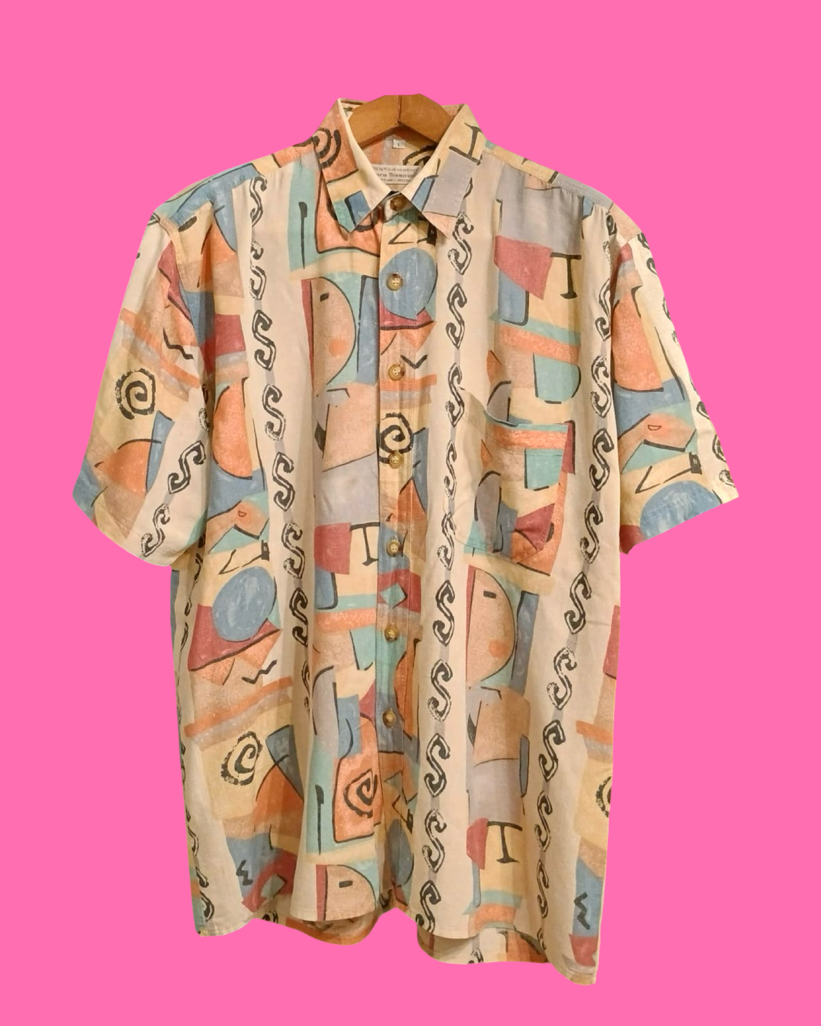 Vintage Multicolor Fantasy 90's Shirt Unisex Size L