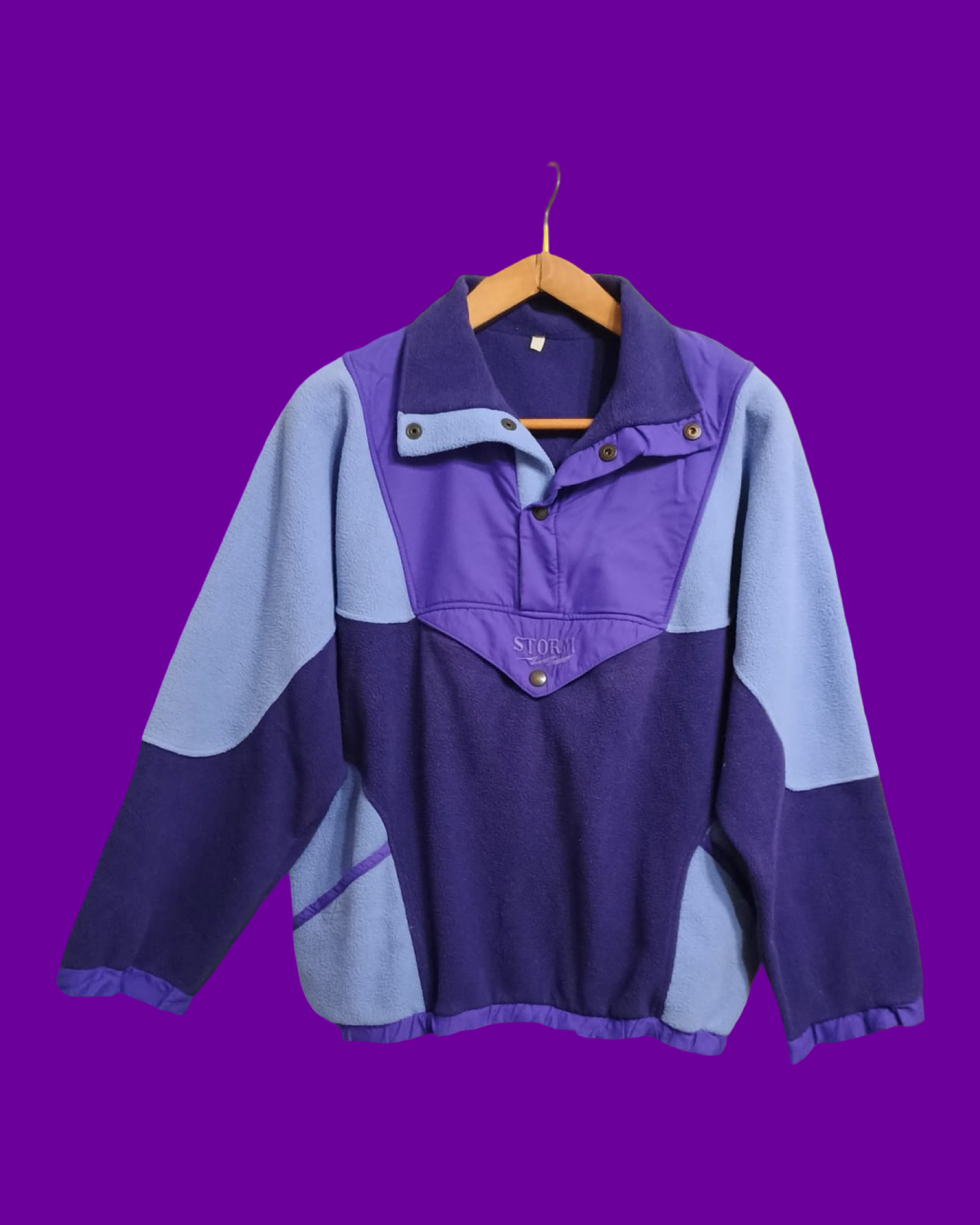 Vintage Multicolor Fantasy 90's Fleece Unisex Size M