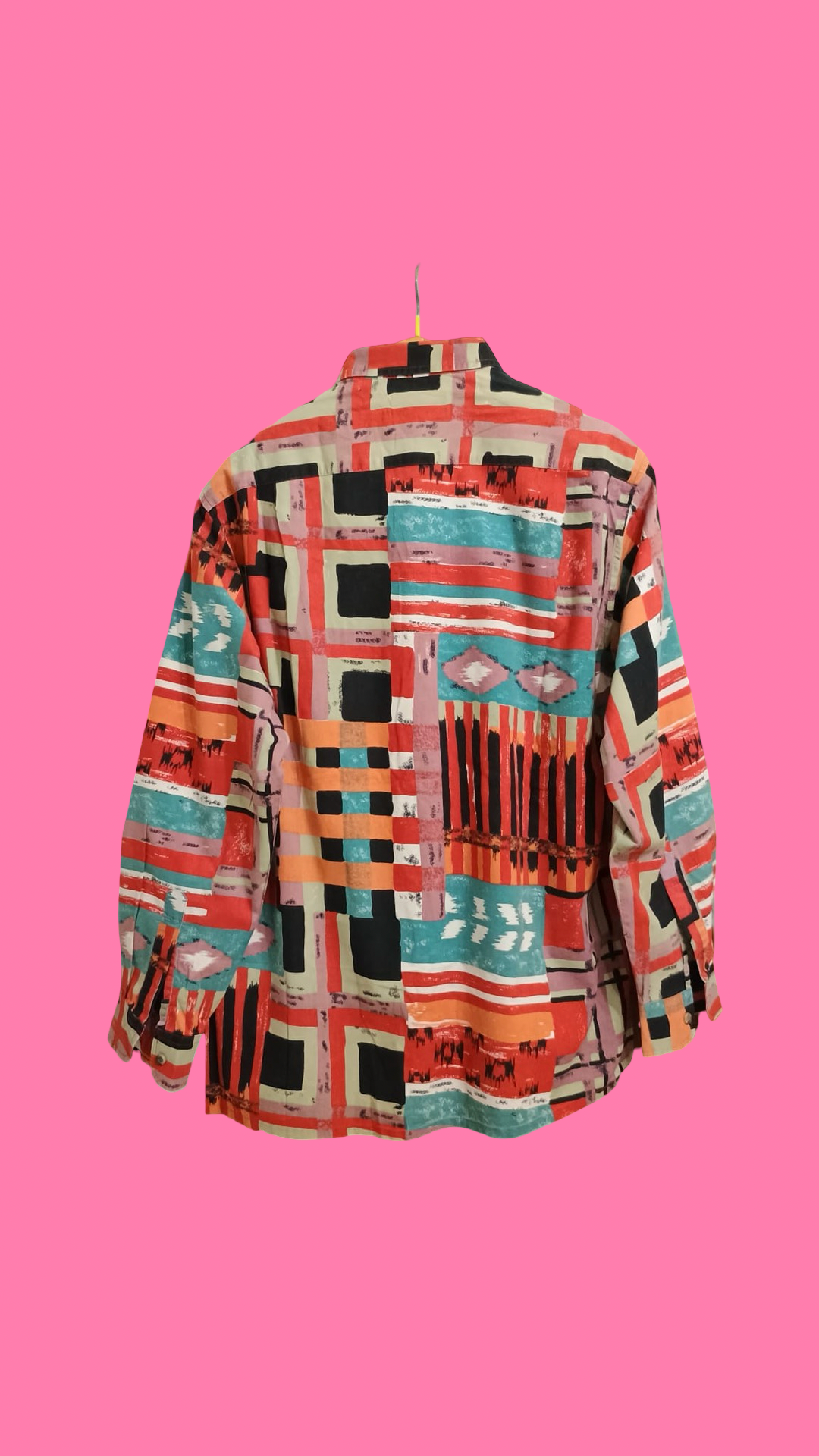 Vintage Multicolor Fantasy 90's Spring Shirt Unisex Size L