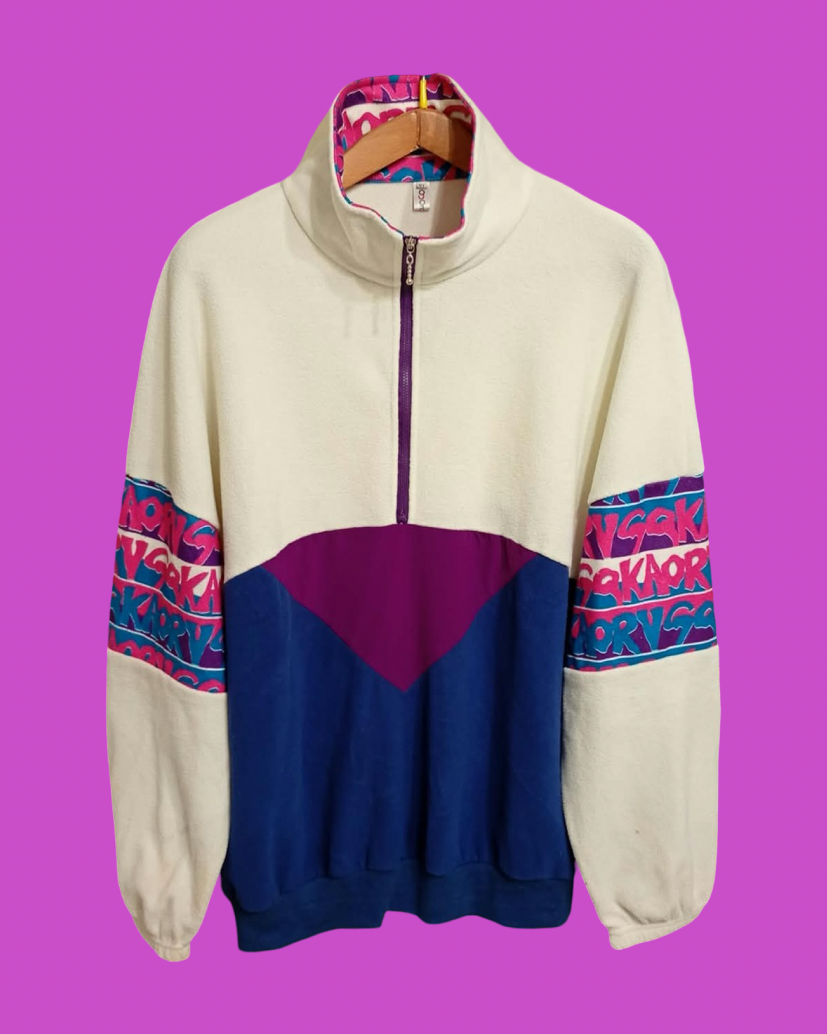 Vintage Multicolor Fantasy 90's Rare Fleece Unisex Size XL