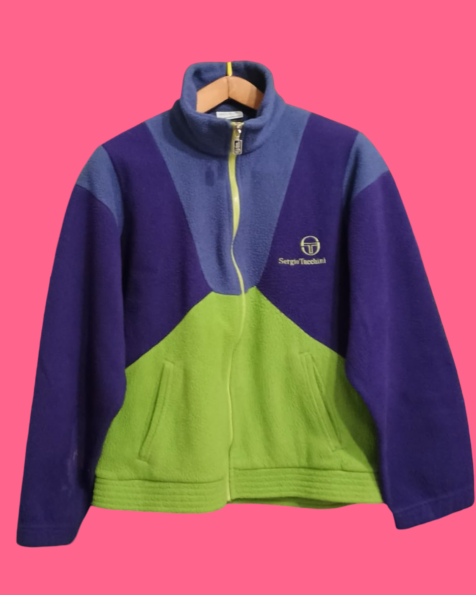 Vintage Multicolor Fantasy Sergio Tacchini 90's Sweatshirt Unisex Size M