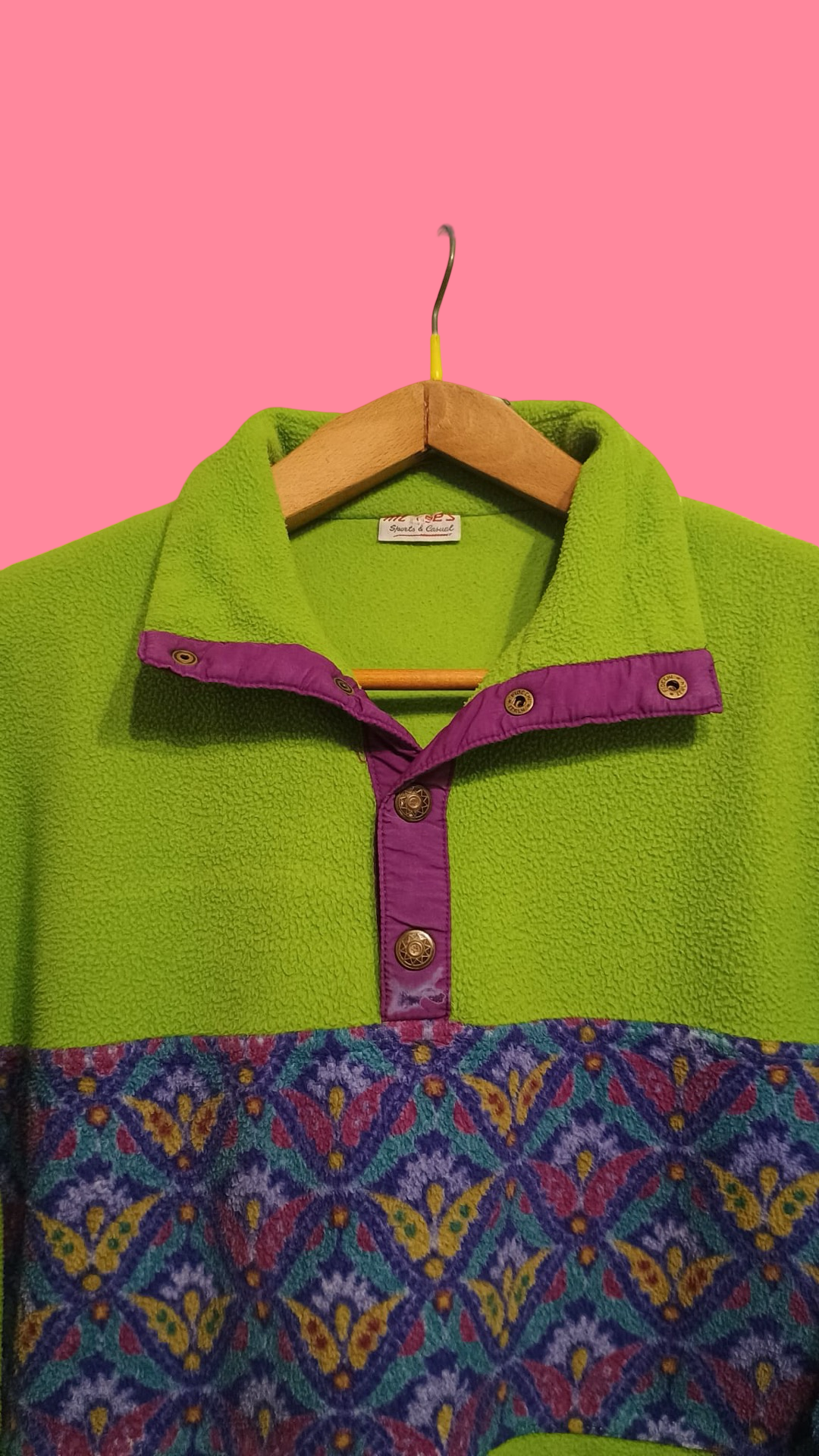 Vintage Multicolor Fantasy 90's Sweatshirt Unisex Size M