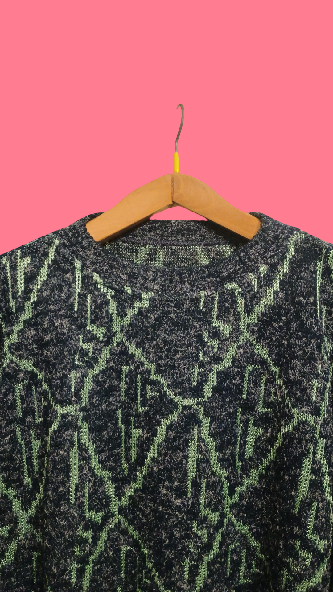 Vintage Multicolor Fantasy 90's Sweater Unisex Size L