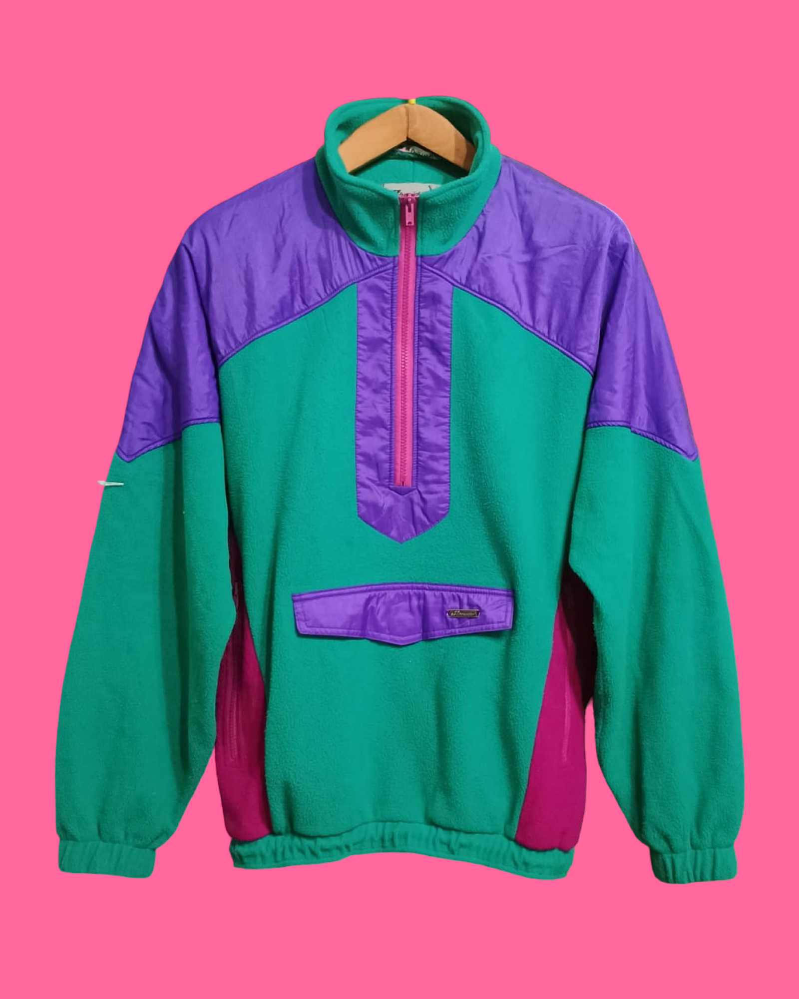 Vintage Multicolor Fantasy 90's Fleece Unisex Size L