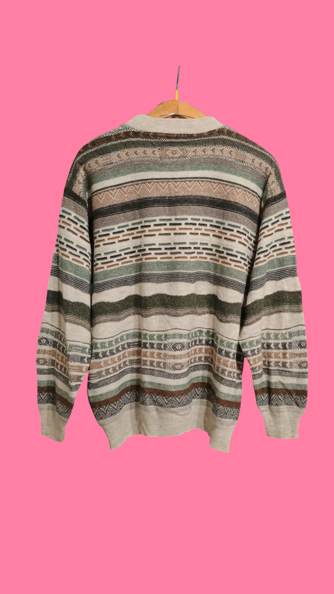 Vintage Multicolor Fantasy 90's Sweater Unisex Size M