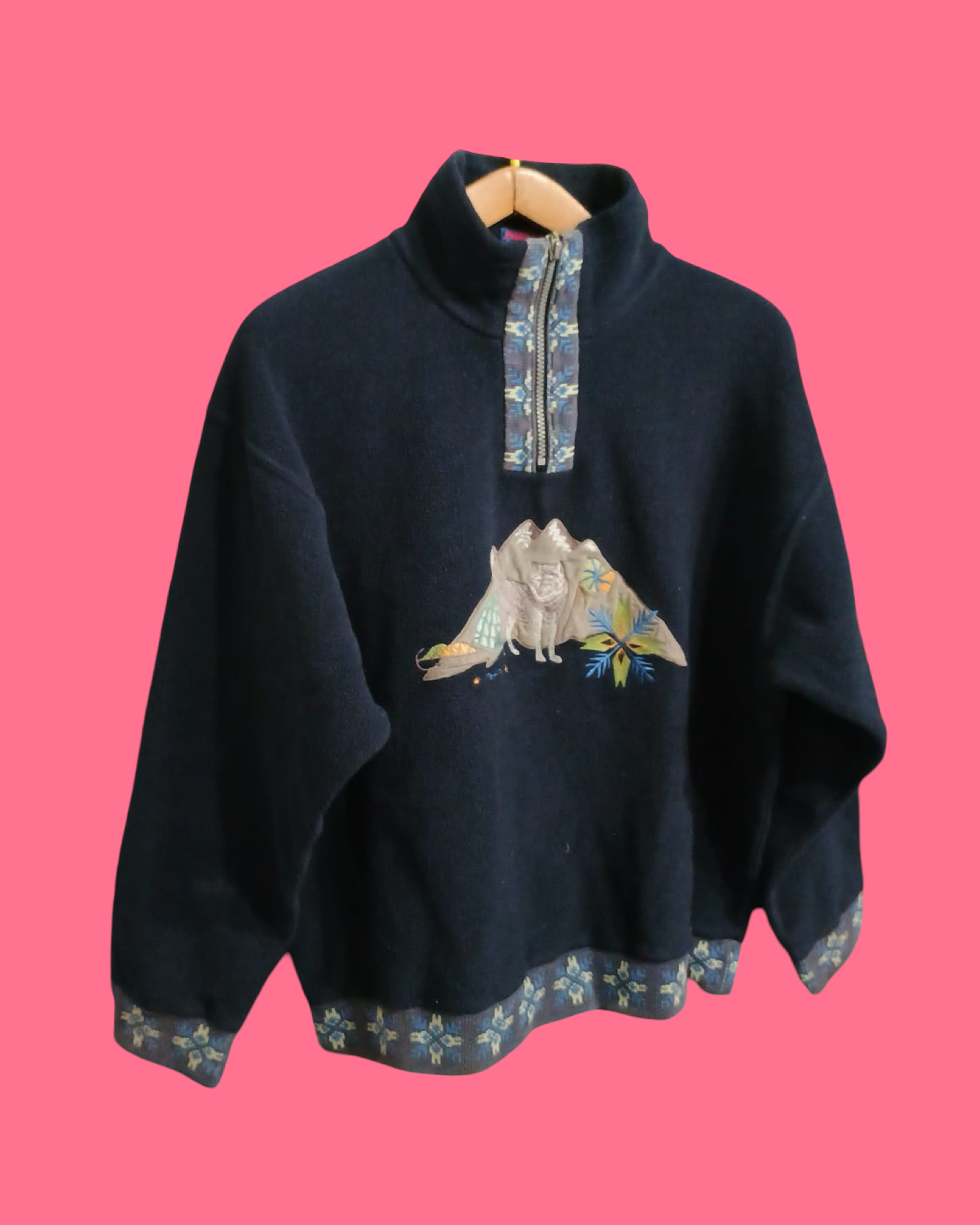 Vintage Multicolor Fantasy 90's Sweatshirt Unisex Size M