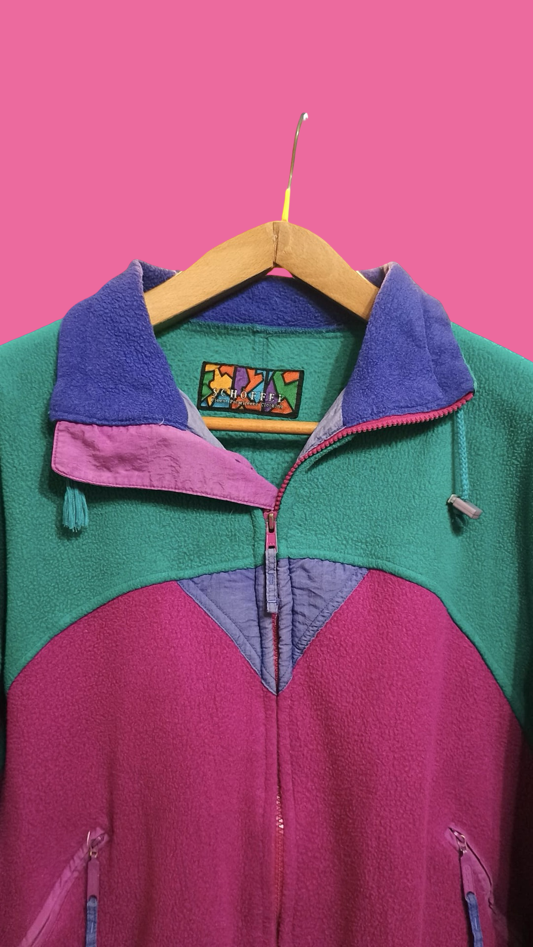 Vintage Multicolor Fantasy 90's Fleece Unisex Size L