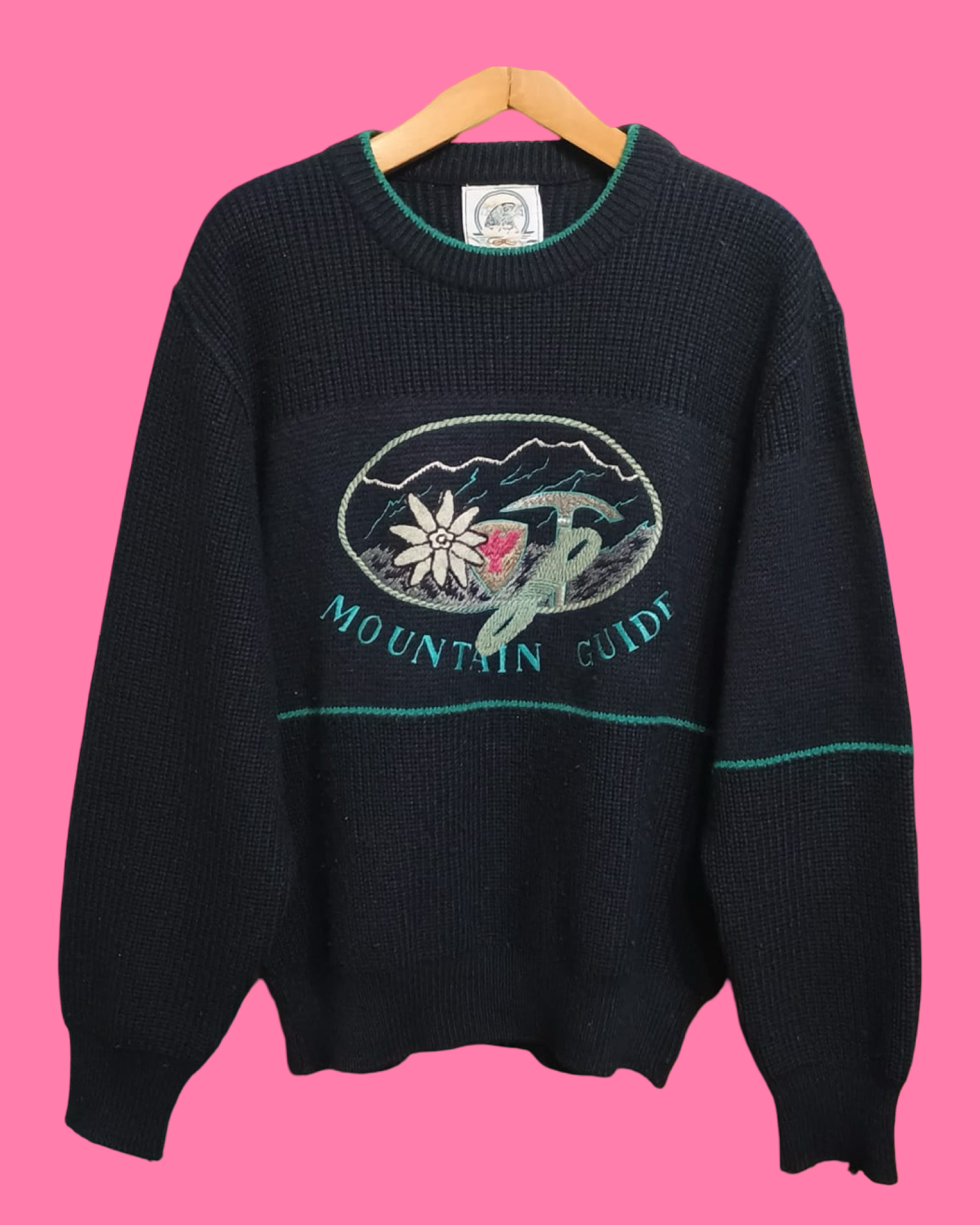 Vintage Multicolor Fantasy 90's Sweater Unisex Size L