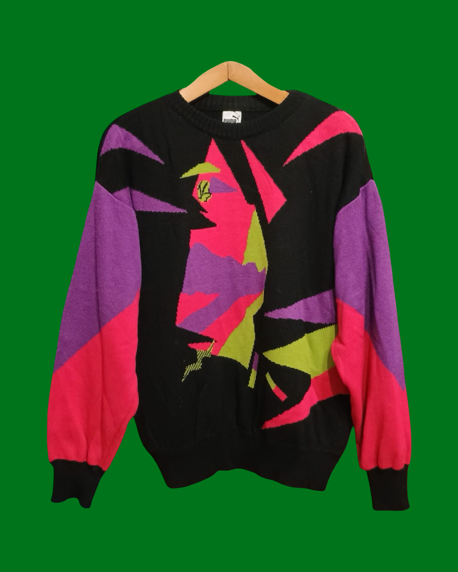 Vintage Multicolor Fantasy 90's Sweater Unisex Size L