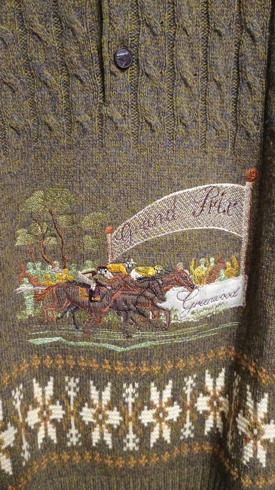 Vintage Multicolor Fantasy 90's Sweater Unisex Size XL