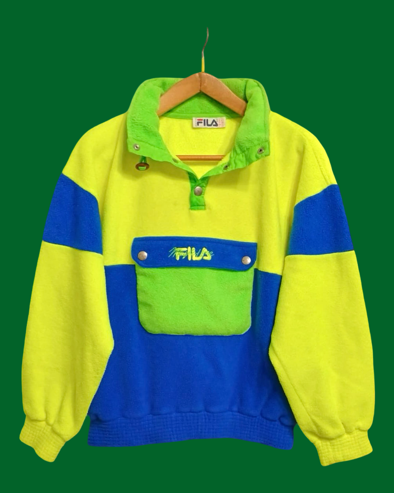 Vintage Multicolor Fantasy 90's Fila Fleece Unisex Size M