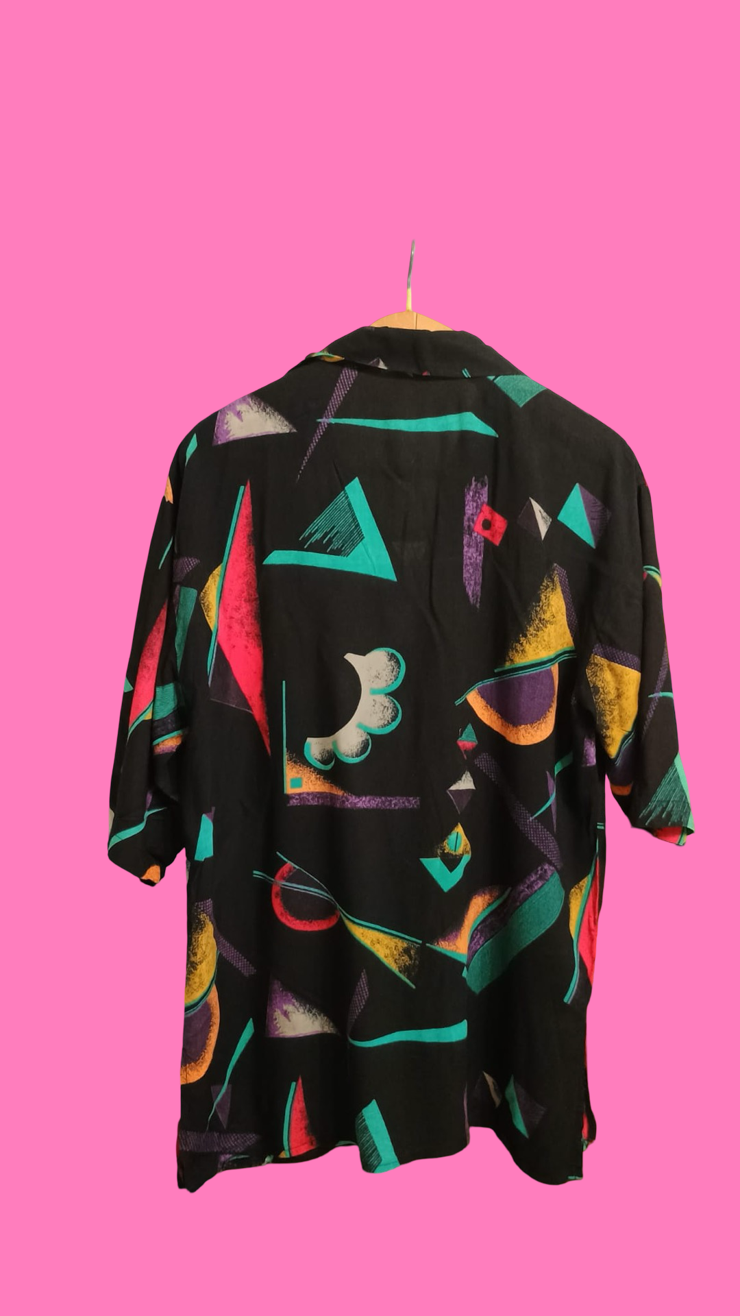 Vintage Multicolor Fantasy 90's Shirt Woman Size L