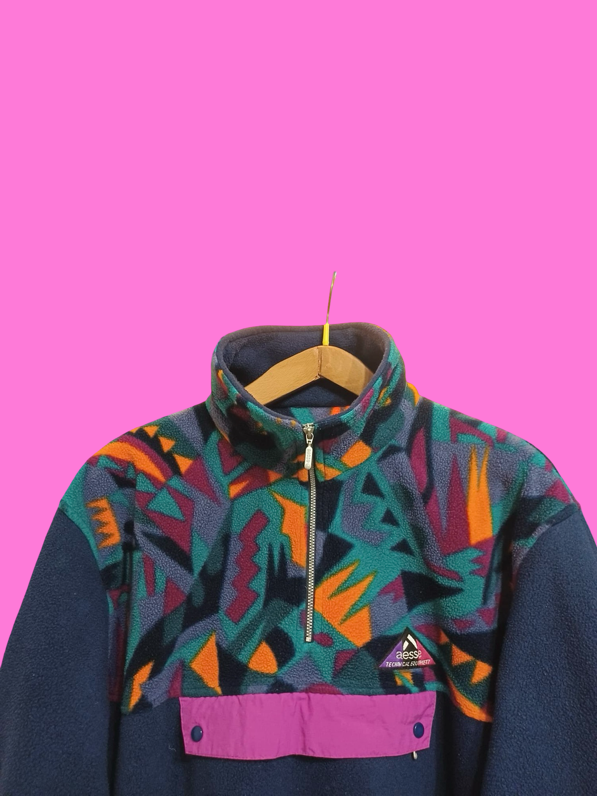 Vintage Multicolor Fantasy 90's Rare Aesse Fleece Unisex Size XXL