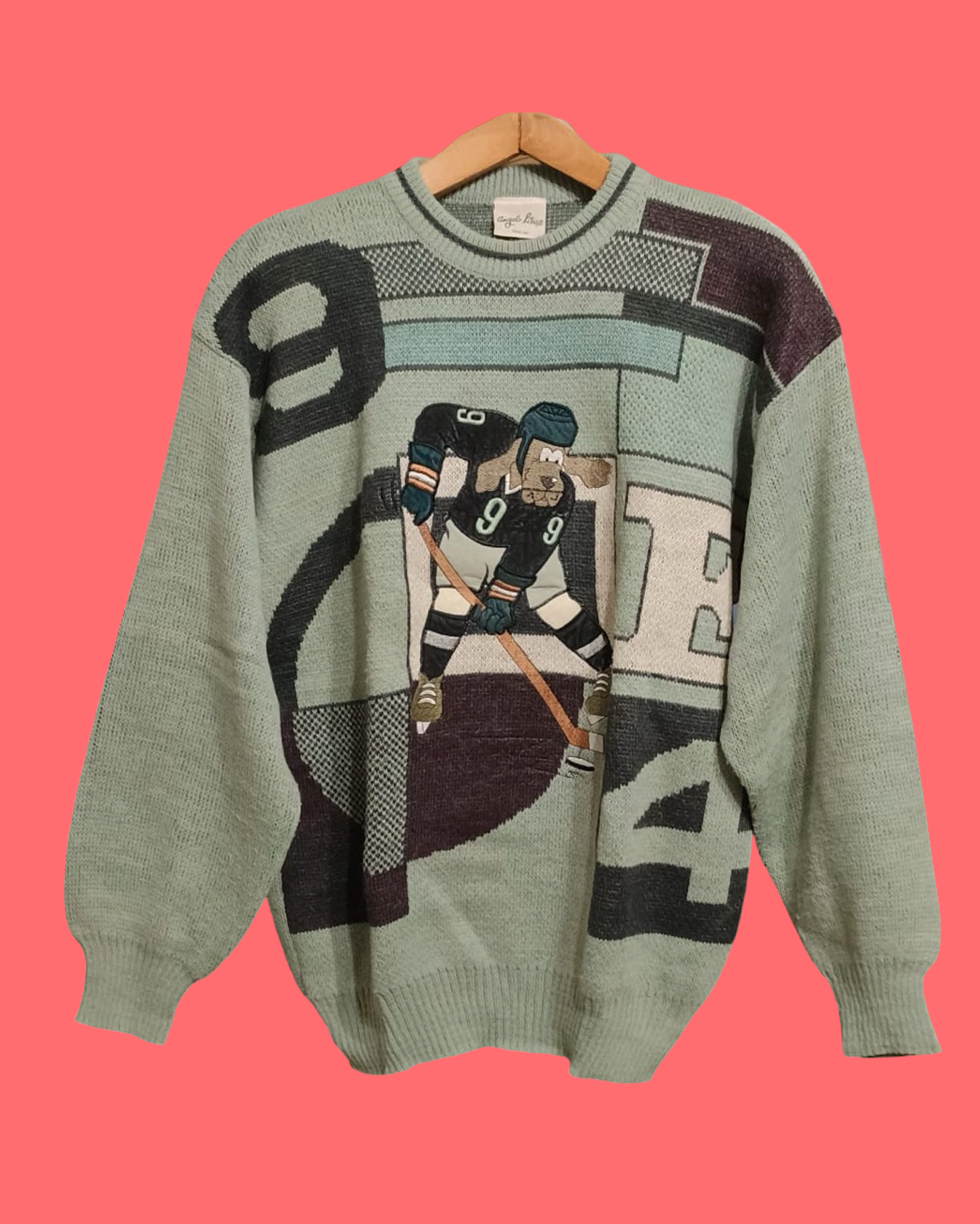 Vintage Multicolor Fantasy 90's Sweater Unisex Size L