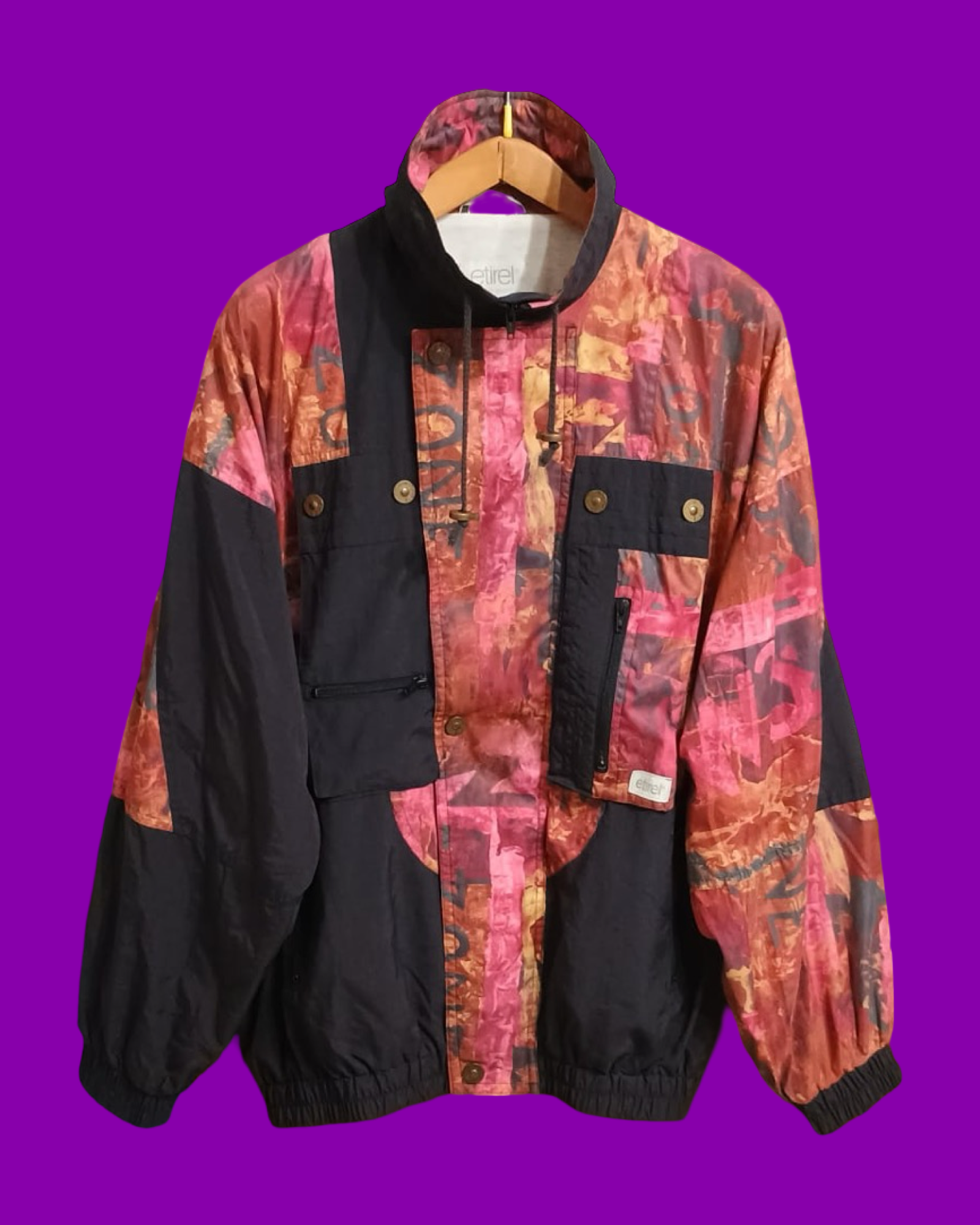 Vintage Multicolor Fantasy 90's Jacket Unisex Size L