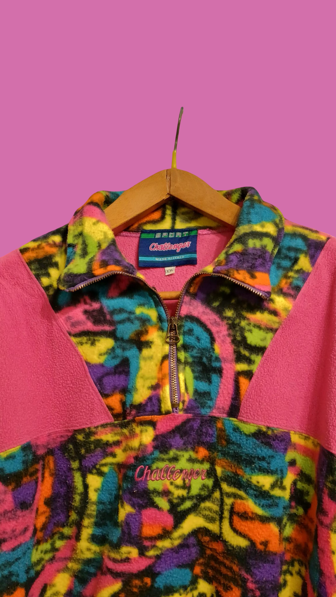 Vintage Multicolor Fantasy 90's Fleece Unisex Size XL