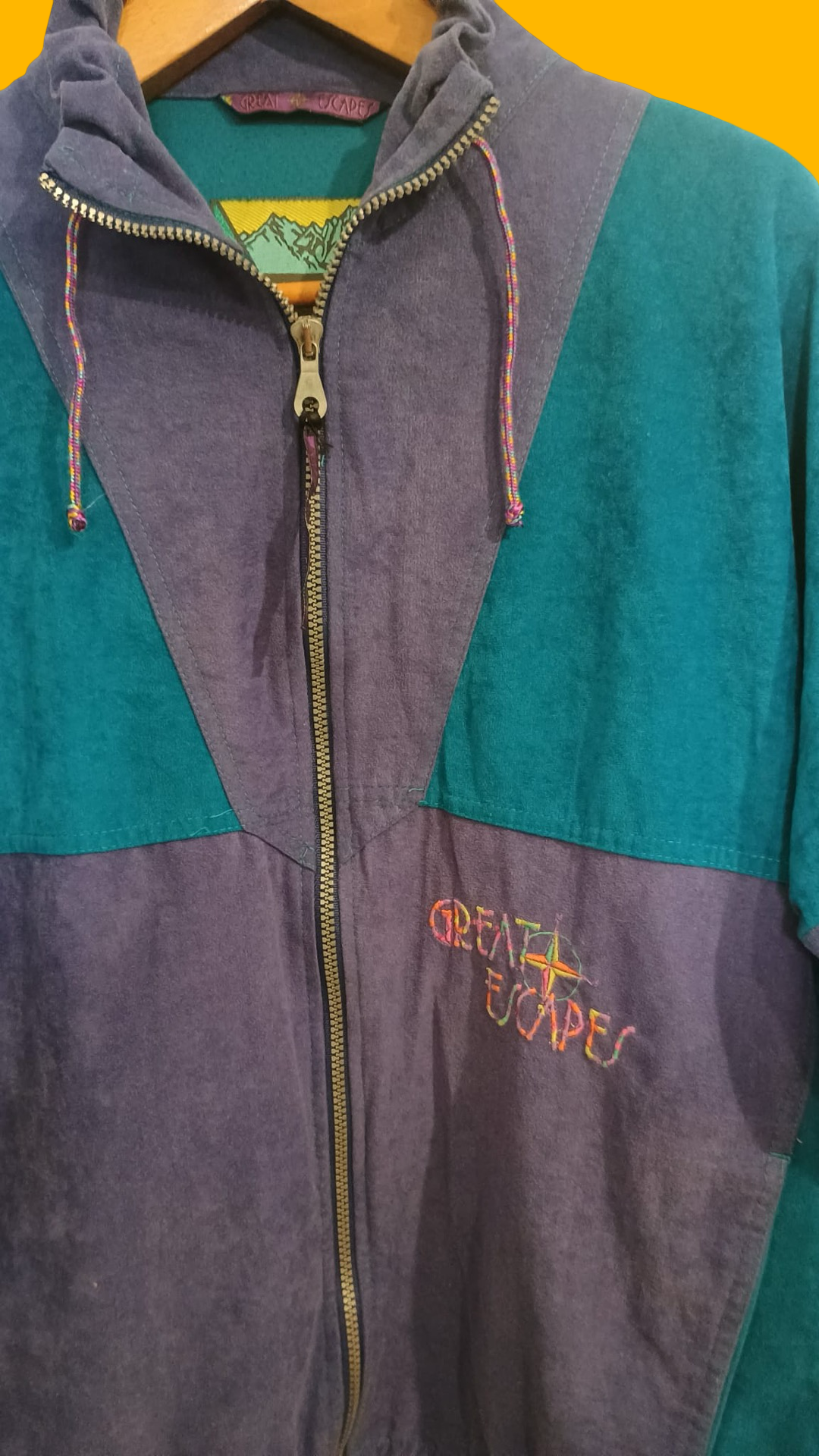 Vintage Multicolor Fantasy 90's Sweatshirt Unisex Size S