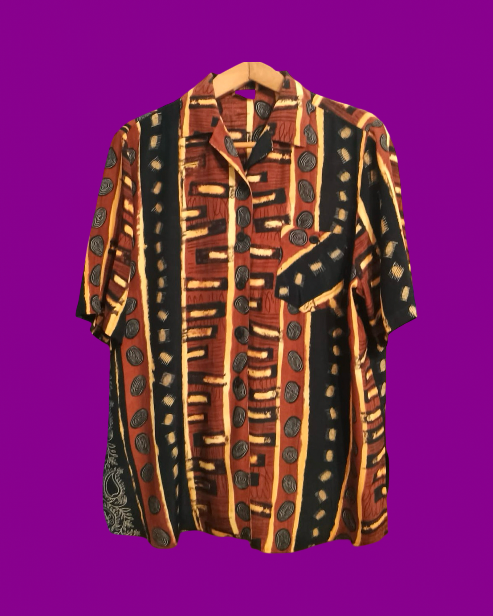 Vintage Multicolor Fantasy 90's Shirt Unisex Size M