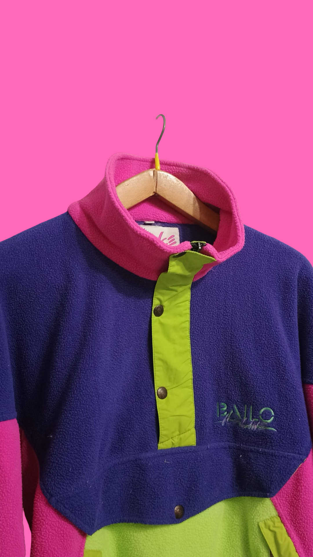 Vintage Multicolor Fantasy 90's Fleece Unisex Size M