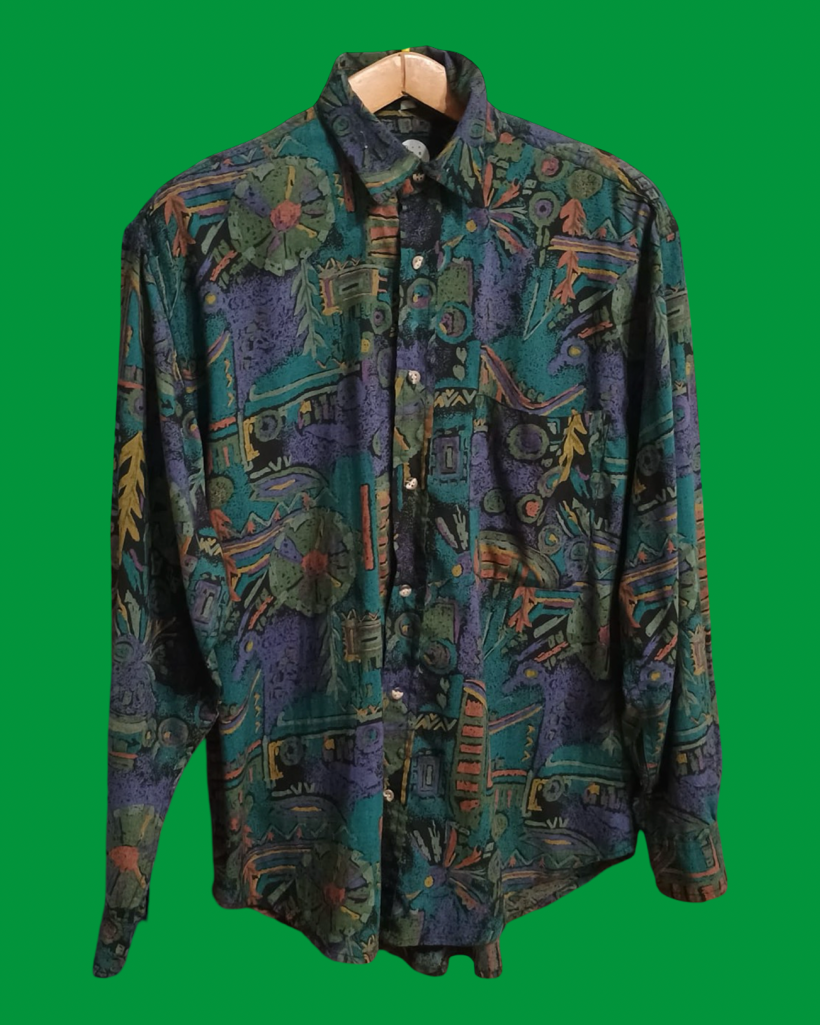Vintage Multicolor Fantasy 90's Shirt Unisex Size L