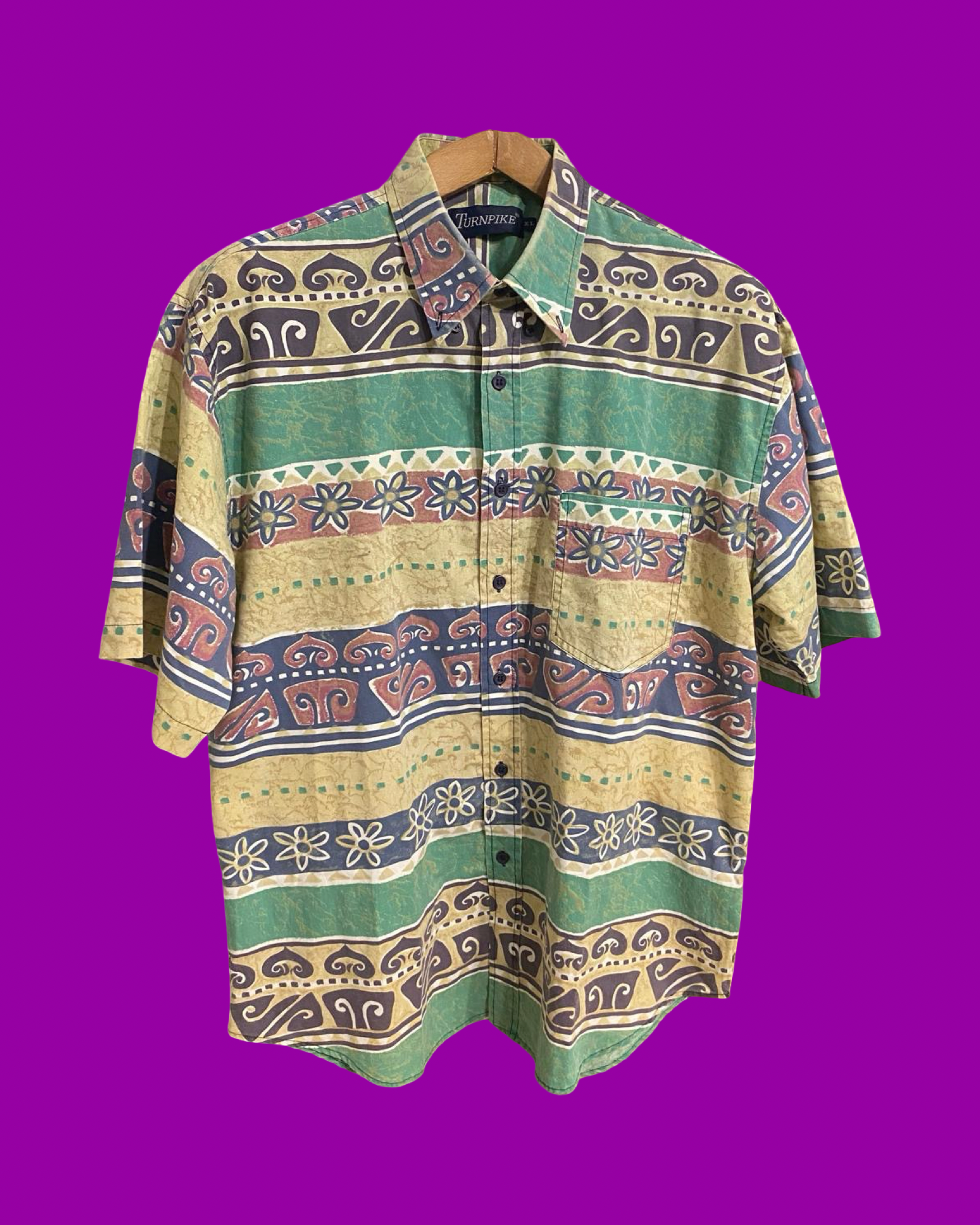 Vintage Multicolor Fantasy 90's Shirt Unisex Size XL