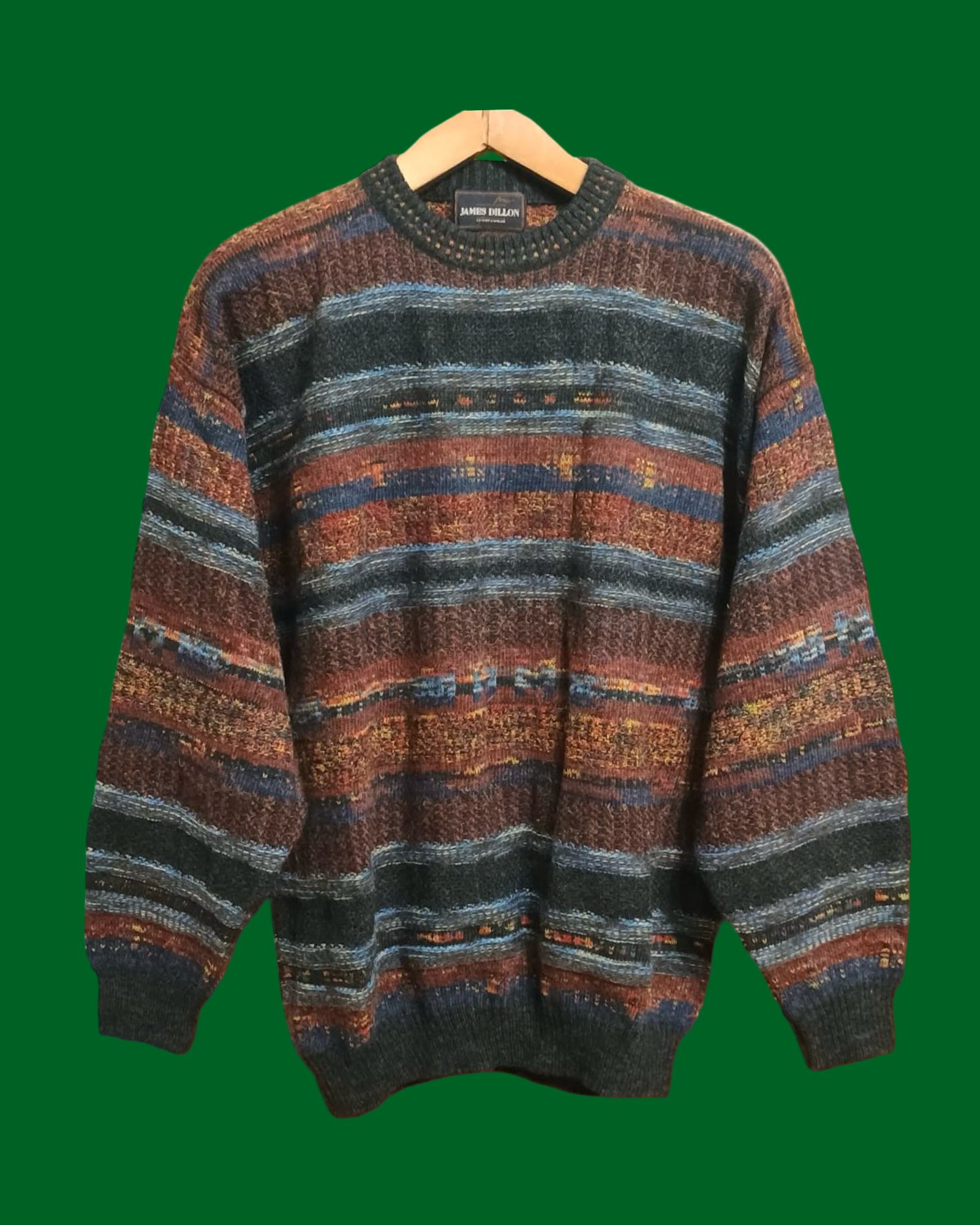 Vintage Multicolor Fantasy 90's Sweater Unisex Size L