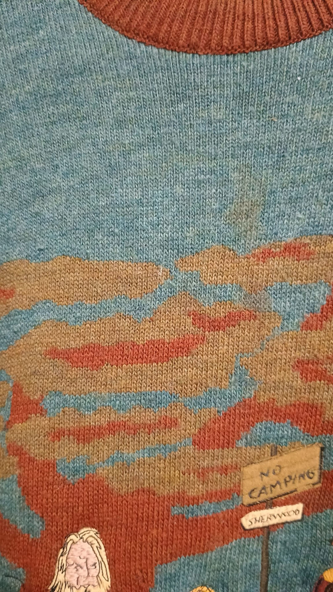 Vintage Multicolor Fantasy 90's Cardigan Unisex Size XL
