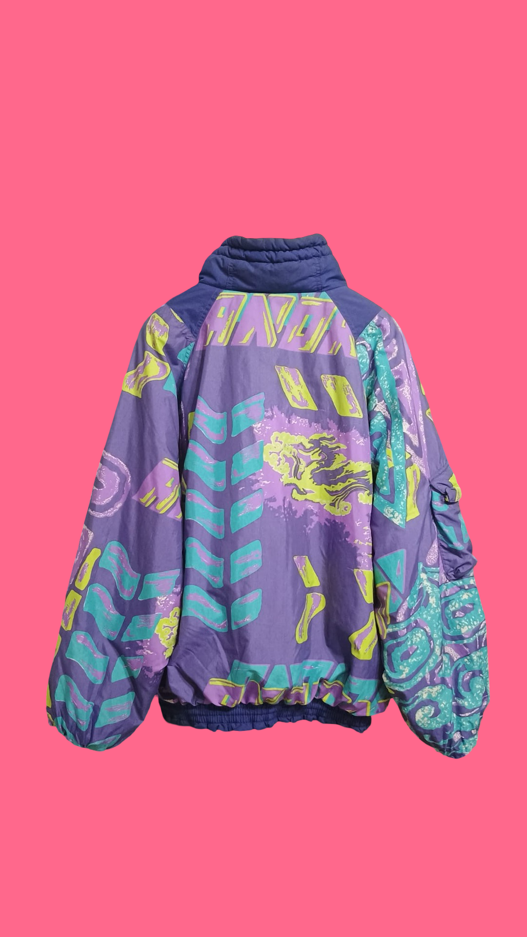 Vintage Multicolor Fantasy 90's Snow Jacket Unisex Size M