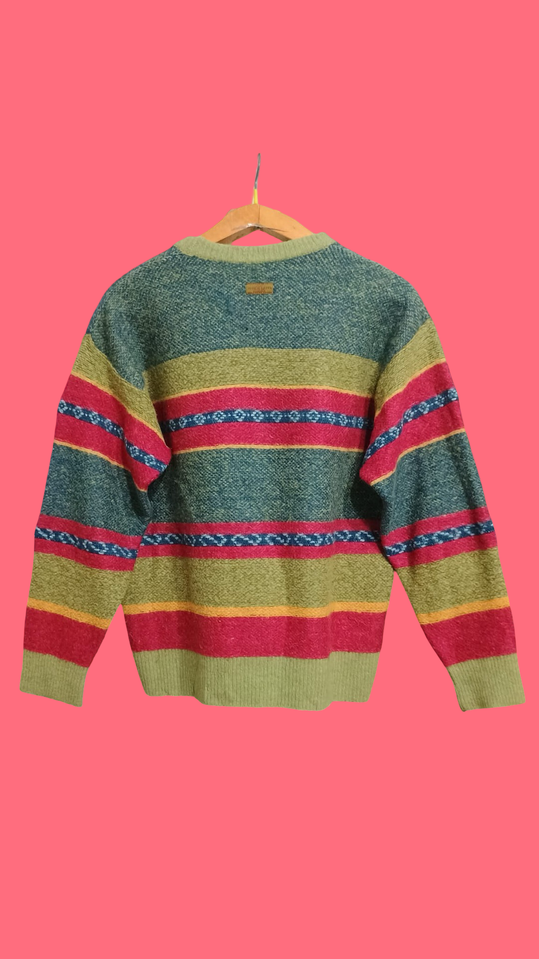Vintage Multicolor Fantasy 90's Sweater Unisex Size S
