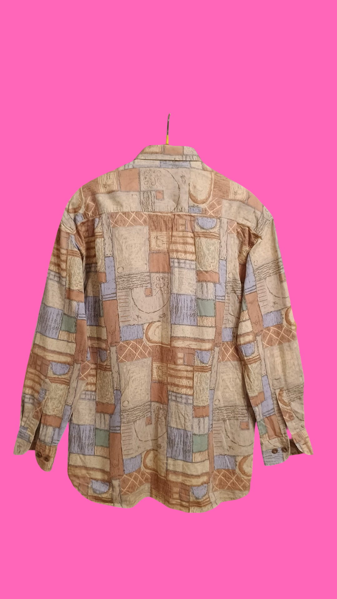 Vintage Multicolor Fantasy 90's Spring Shirt Unisex Size XL
