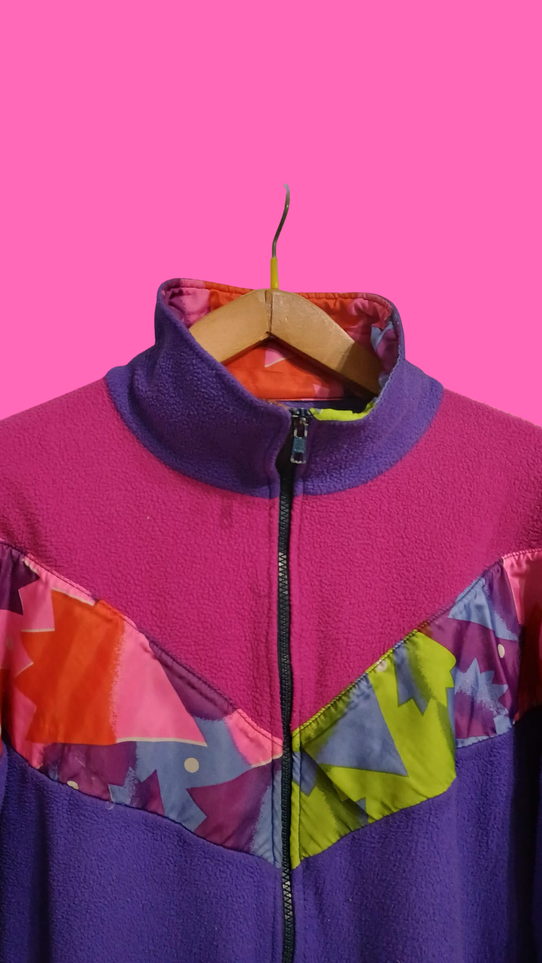 Vintage Multicolor Fantasy 90's Fleece Unisex Size M