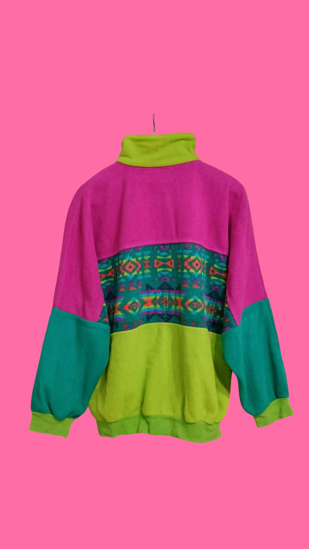 Vintage Multicolor Fantasy 90's Fleece Unisex Size L