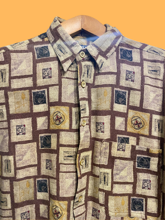 Vintage Multicolor Fantasy Shirt Unisex Size L