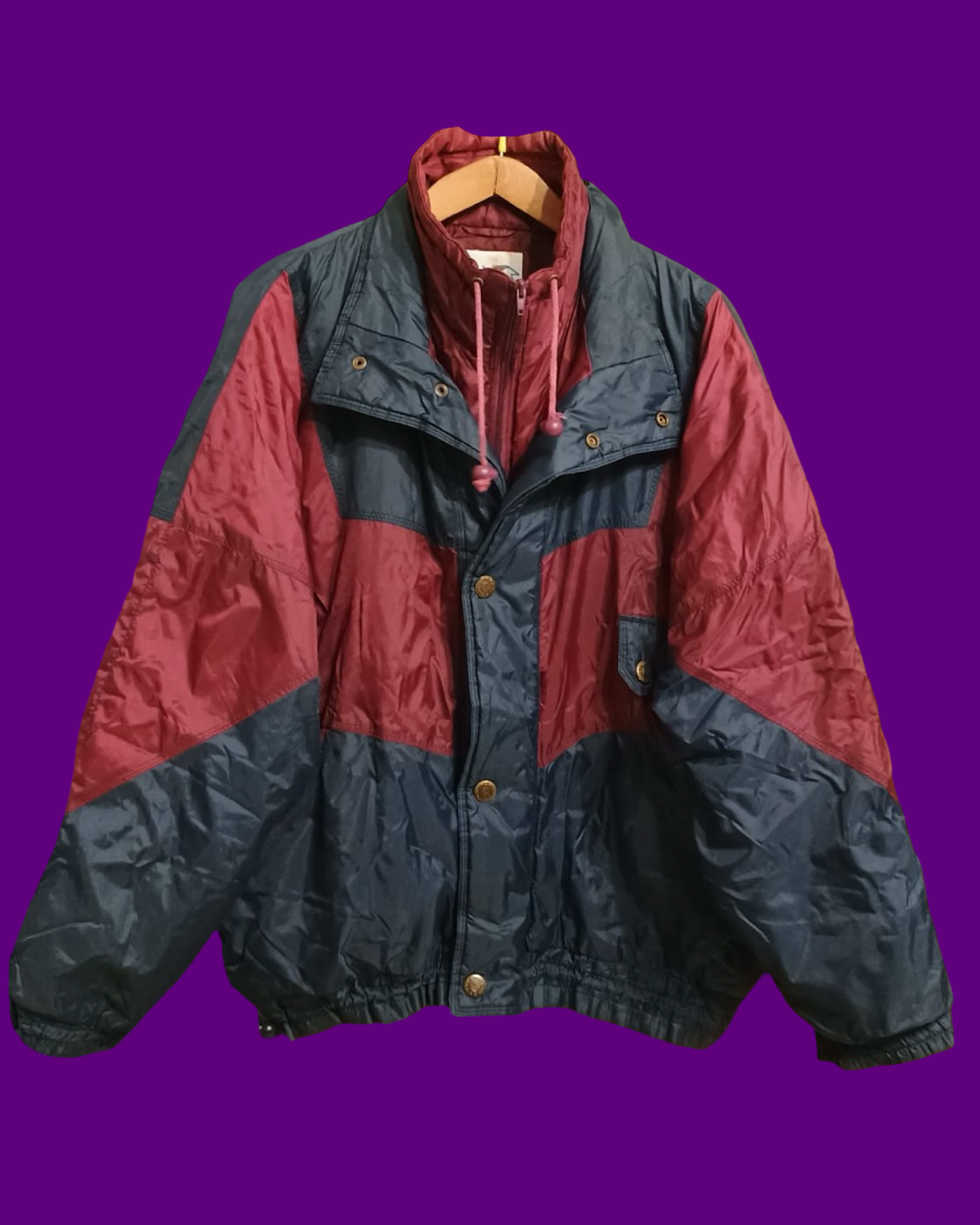 Vintage Multicolor Fantasy 90's Snow Jacket Unisex Size L