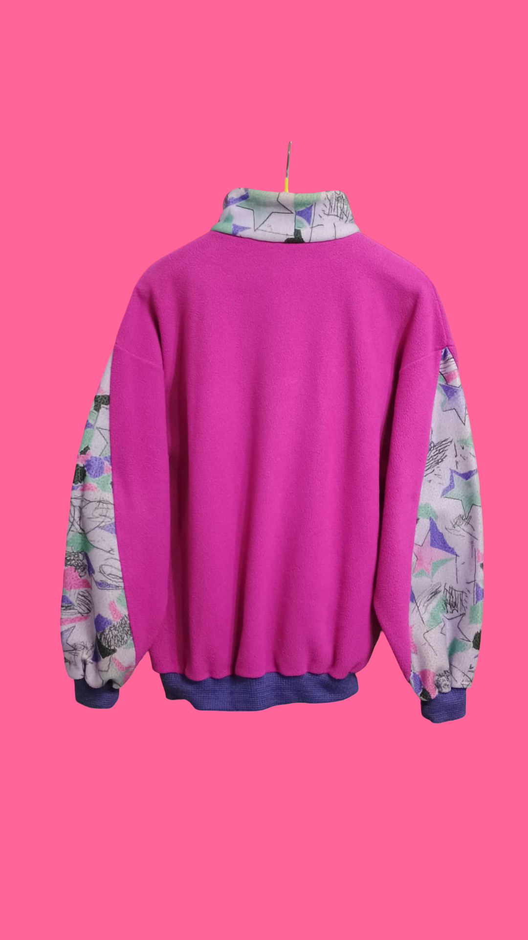 Vintage Multicolor Fantasy 90's Fleece Unisex Size L